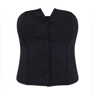 PLT button up tube top